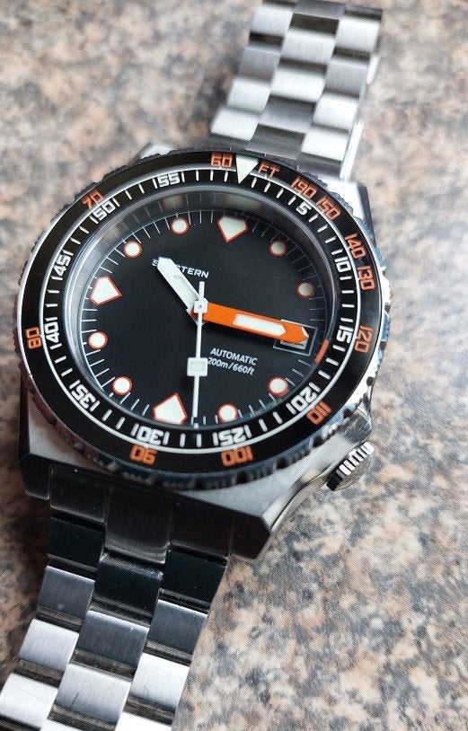 Seestern horloge incl toebehoren, Overige merken, Leer, Verzenden, Polshorloge