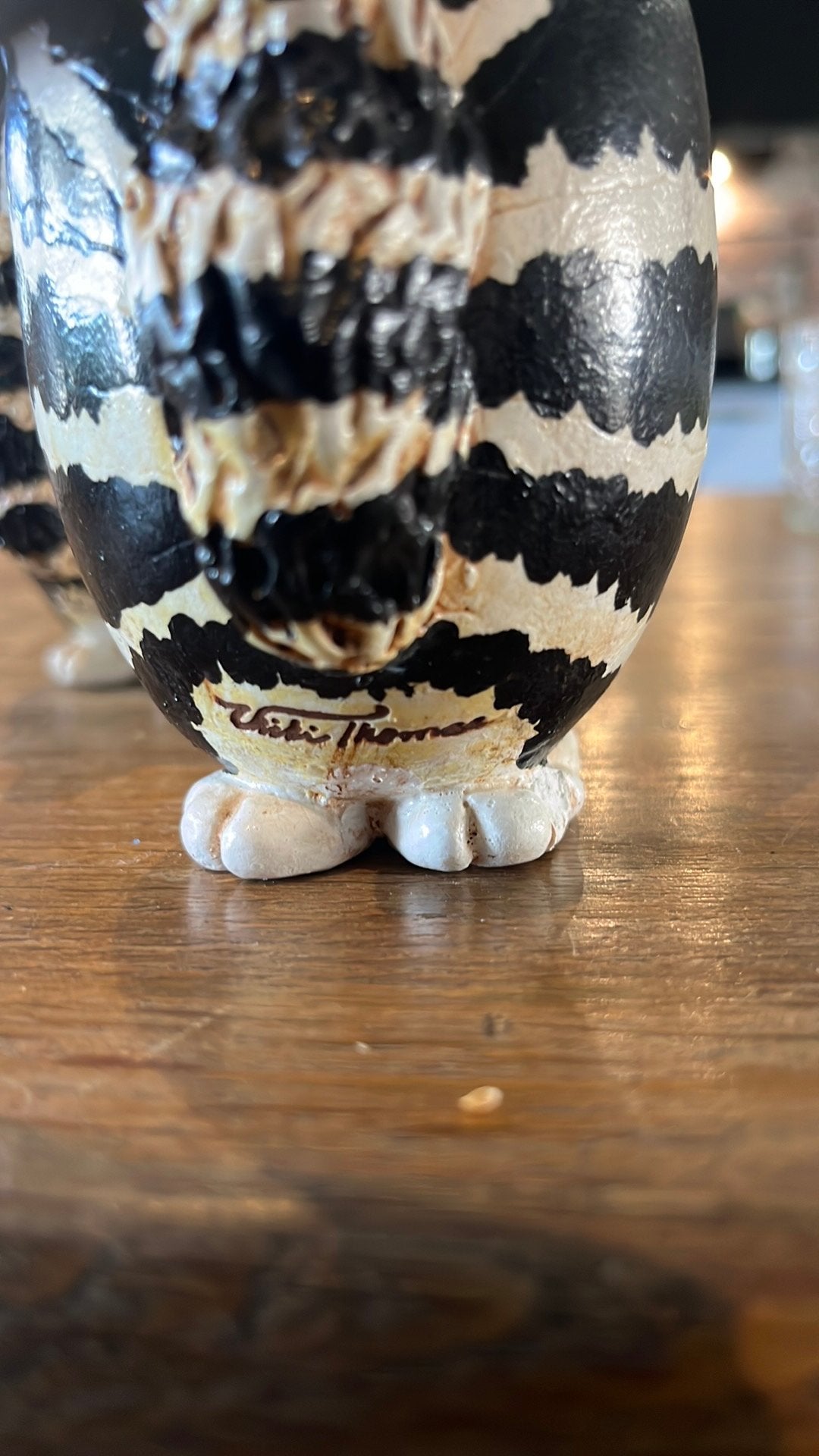 Leuke vintage Vicki Thomas (Enesco) kattenbeeldjes!, Ophalen of Verzenden