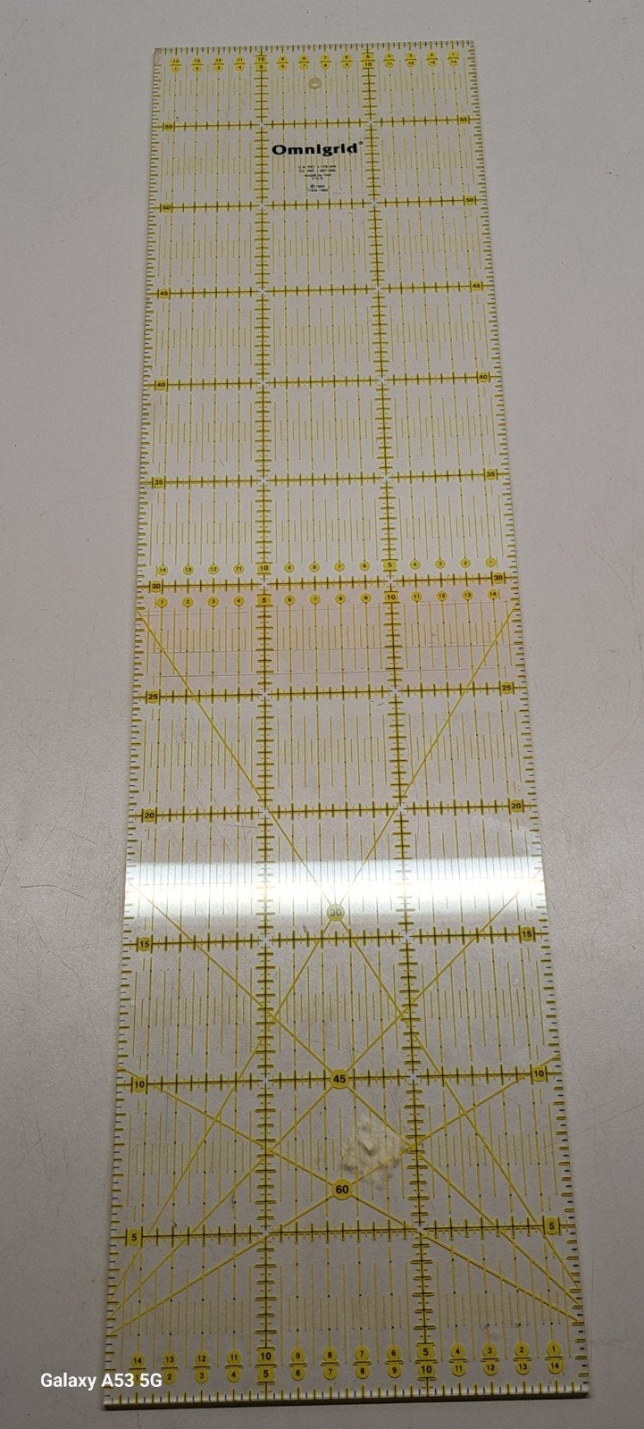 Prym Omnigrid Quiltliniaal 15x60 cm voor Patchwork/Quilten, Ophalen of Verzenden