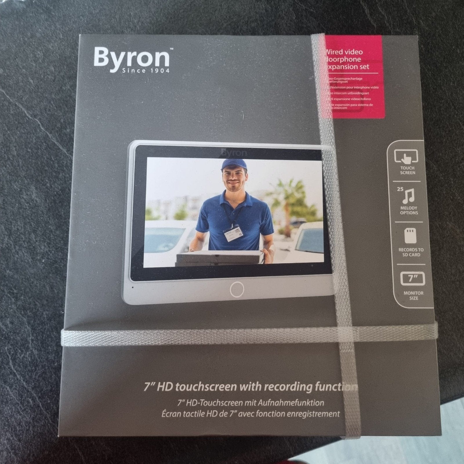 Byron 7" HD touchscreen video intercom uitbreidingsset, Ophalen