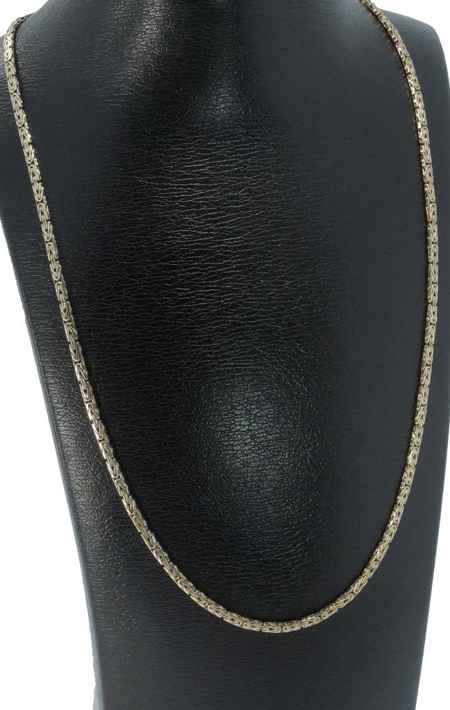 Konings ketting 14k goud dames collier 46cm luxe schakel, Sieraden, Tassen en Uiterlijk, Kettingen, Voordeelsieraden, Verzenden