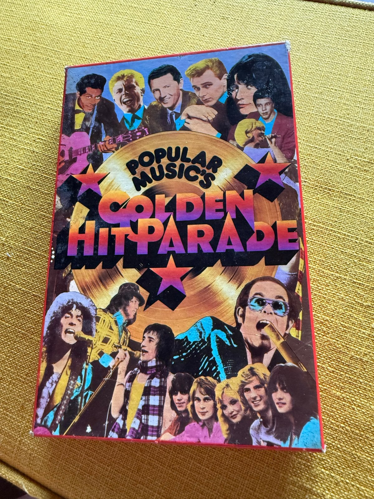 Popular Music's Golden Hit Parade - 4 Cassettes, Cd's en Dvd's, Gebruikt, 2 t/m 25 bandjes, Ophalen of Verzenden, Voorbespeeld