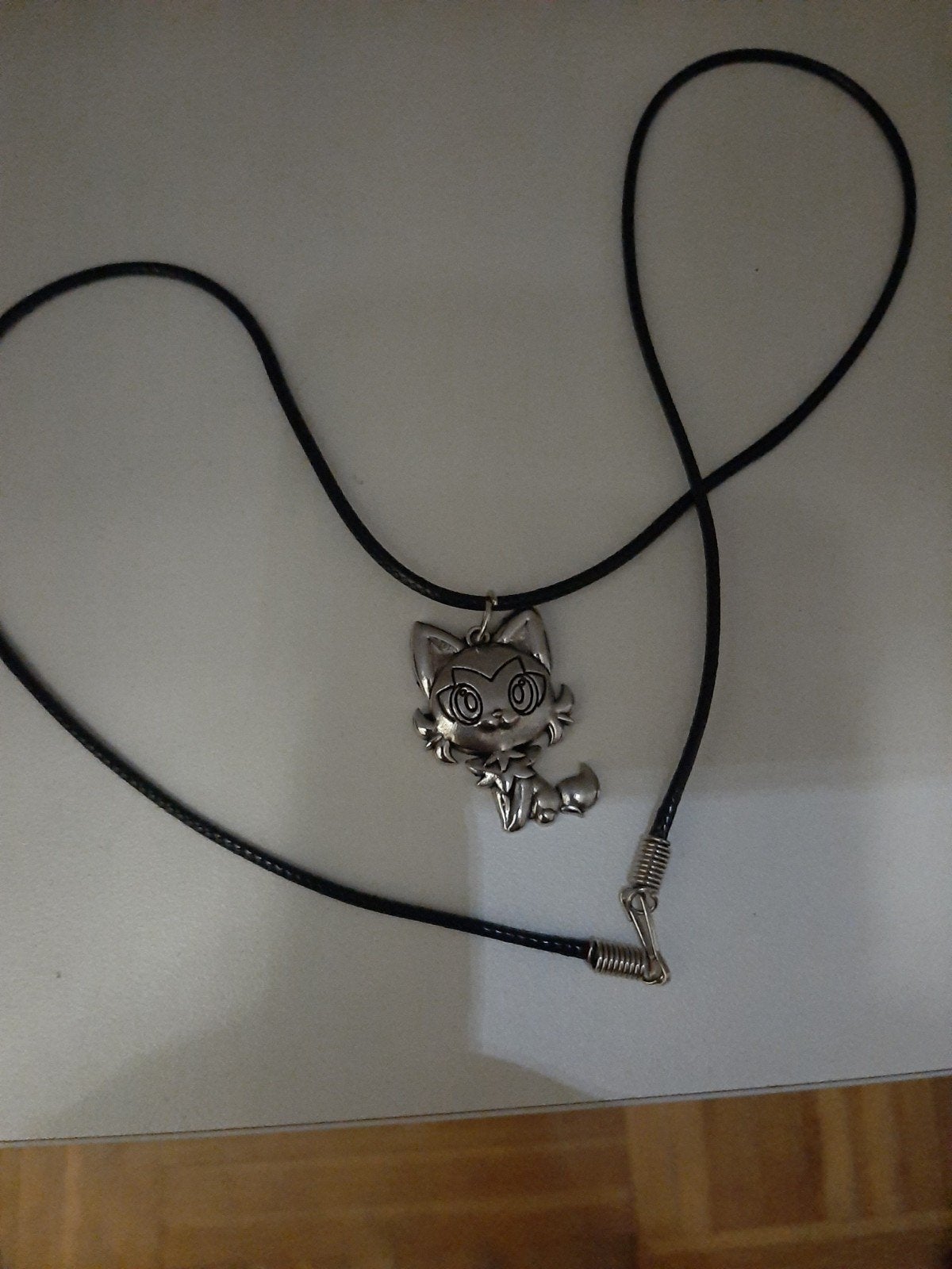 Pokémon Skitty hanger / ketting – vintage Pokémon merchandis, Ophalen of Verzenden, Zo goed als nieuw, Zilver, Overige materialen