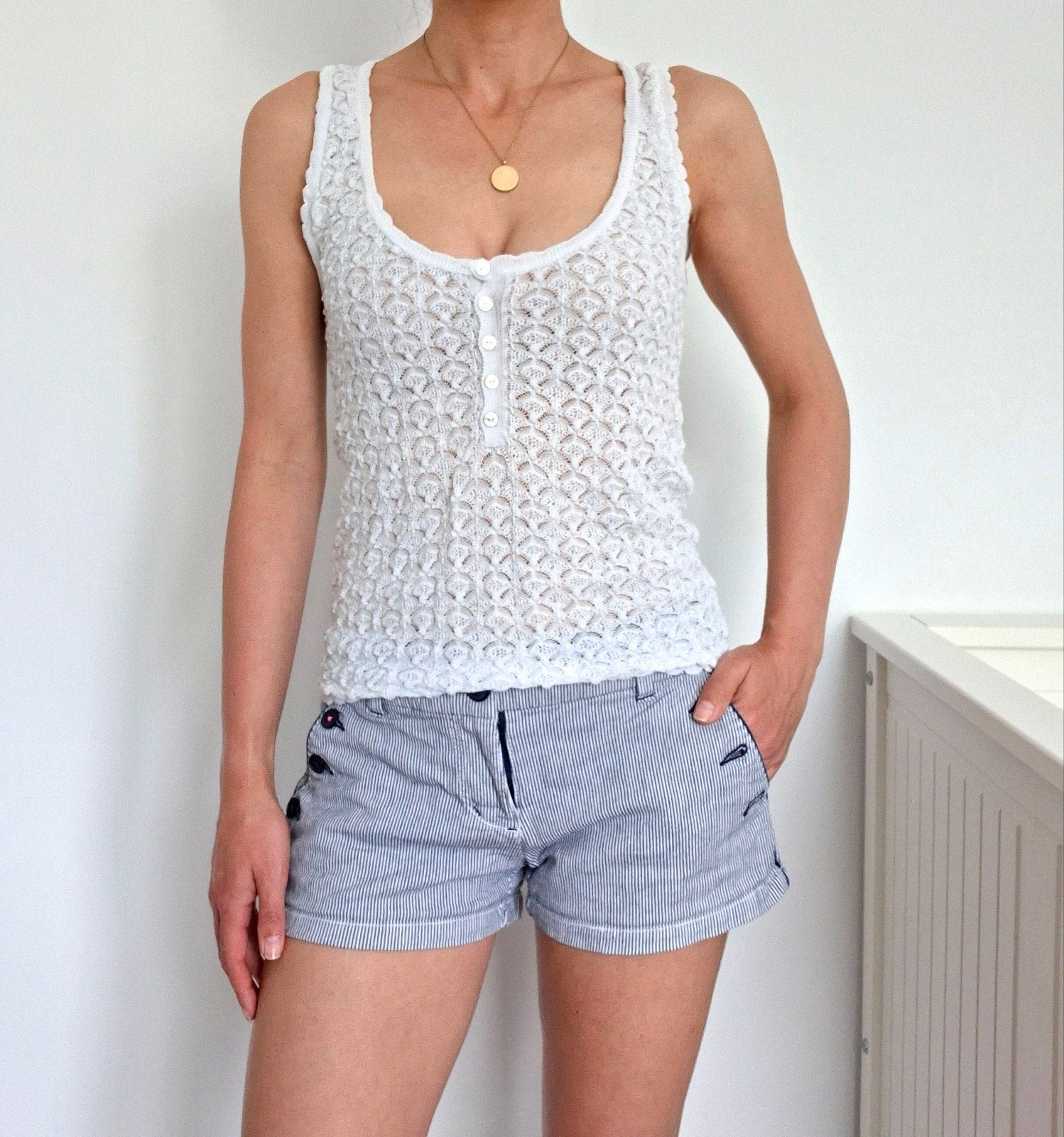 Zara witte kanten crochet top - maat M - boho Ibiza zomer, Maat 38/40 (M), Ophalen of Verzenden, Zo goed als nieuw, Zonder mouw