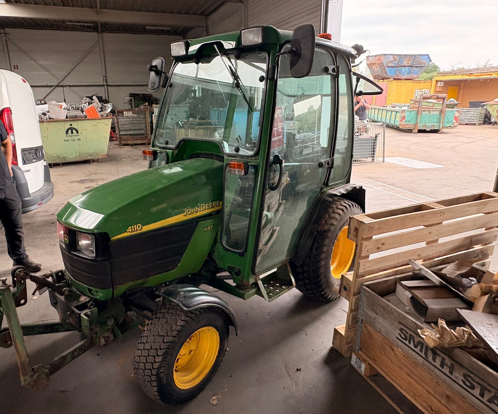 mooie john deere 4110 mini trekker, Zakelijke goederen, Agrarisch | Tractoren, Gebruikt, Tot 2500, Tot 80 Pk, Ophalen