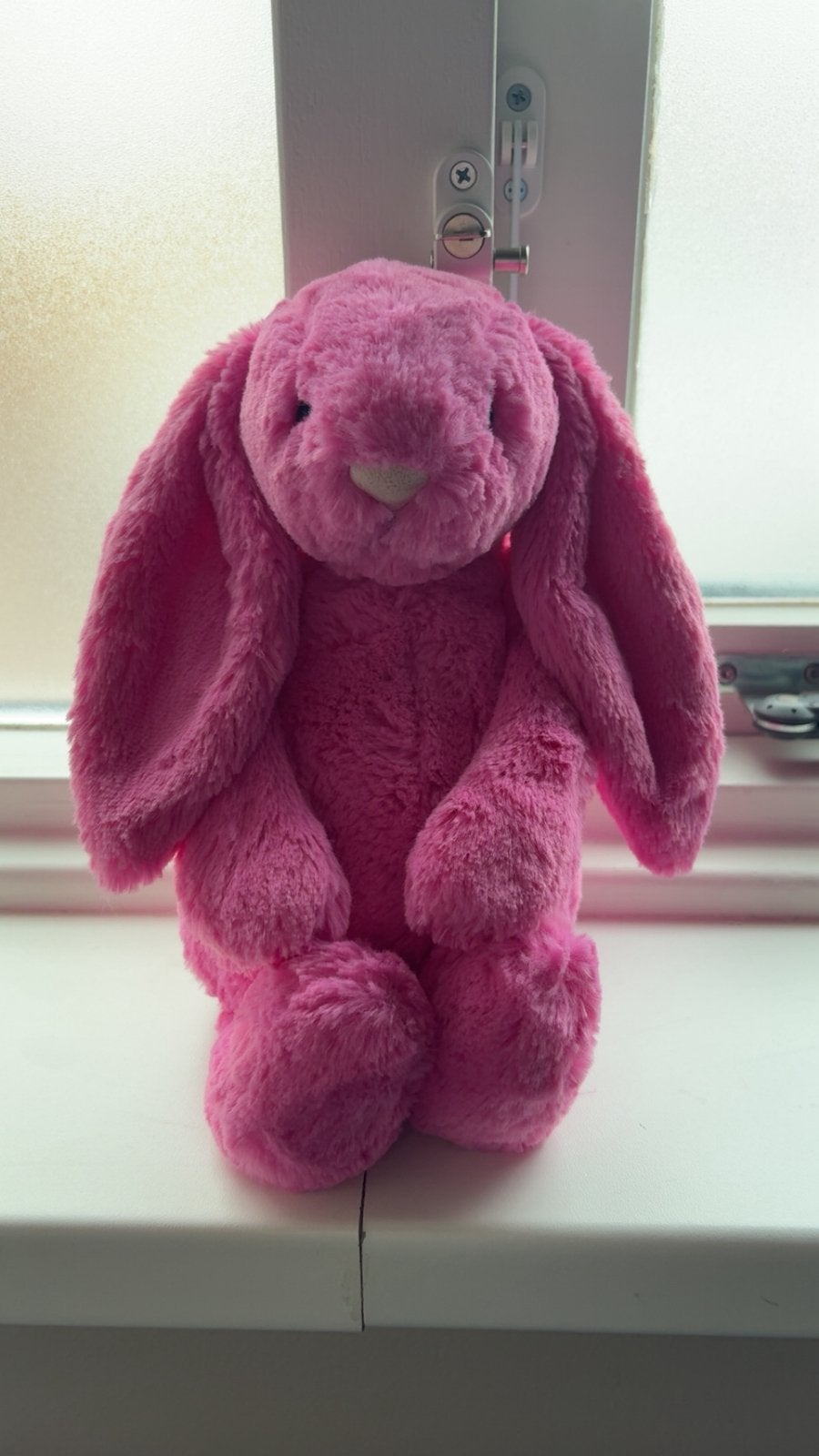 Jellycat medium Hot Pink bunny, Ophalen of Verzenden