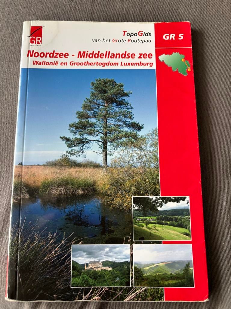 TopoGids GR 5: Noordzee - Middellandse Zee, Overige merken, Fiets- of Wandelgids, Europa, Ophalen of Verzenden