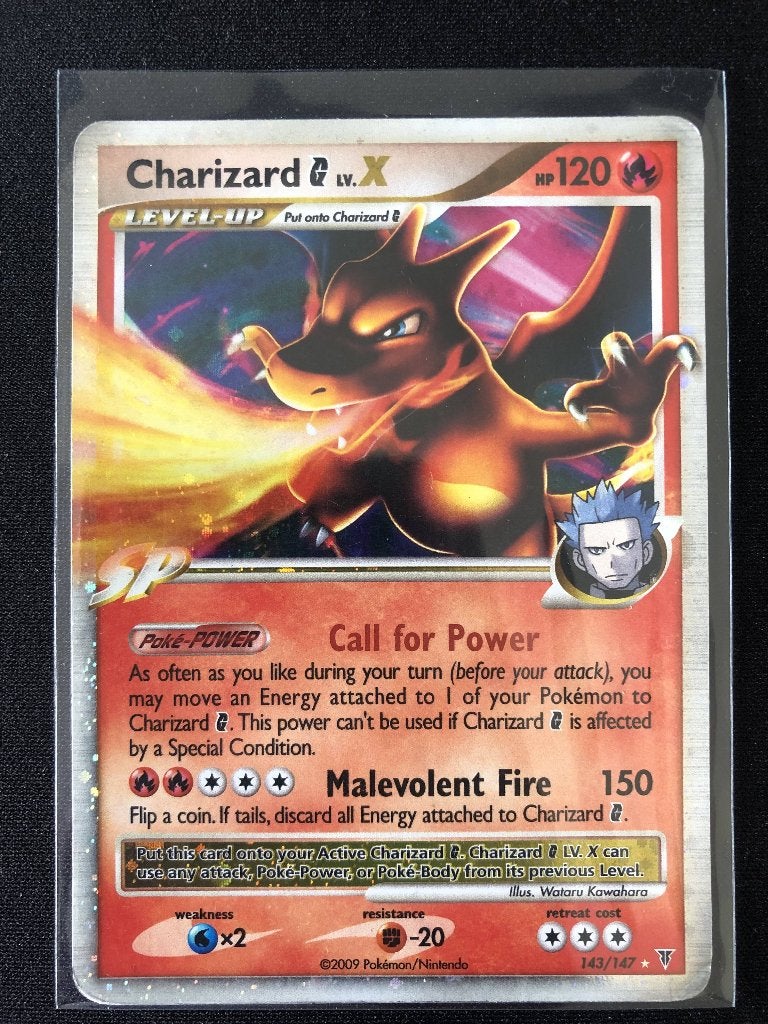 Charizard lv x holo supreme victors, Ophalen of Verzenden, Zo goed als nieuw, Losse kaart