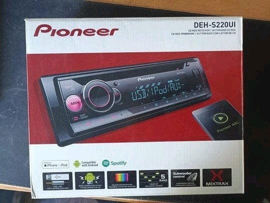 Pioneer DEH-S220UI Autoradio met USB/iPod/Android, Ophalen of Verzenden, Zo goed als nieuw