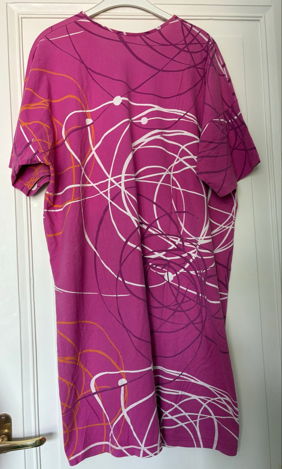 Nanso nachthemd maat L, roze met print, Ophalen of Verzenden, Gedragen, Maat 42/44 (L)