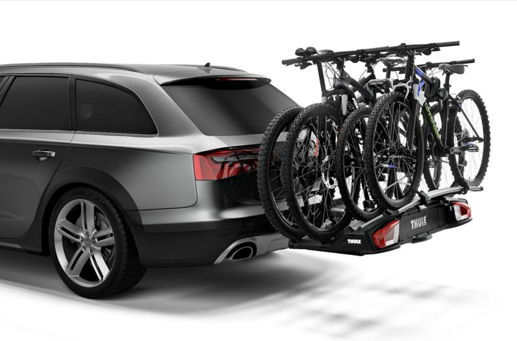 Thule easyfold 934 XT3 Trekhaak fietsendrager, Ophalen, 3 fietsen of meer, Trekhaakdrager, Brede banden