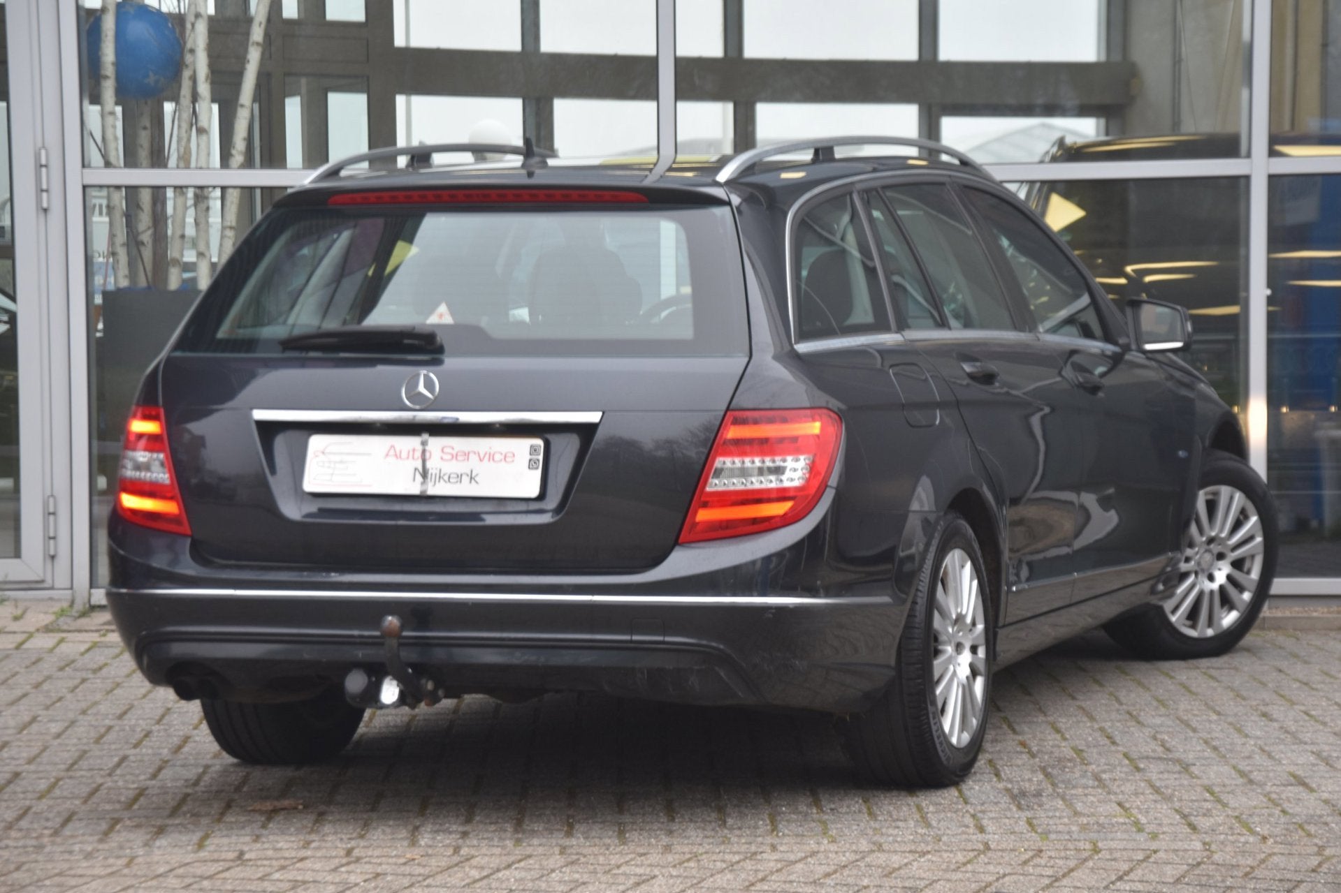 Mercedes-Benz C-klasse Estate Automaat | Navi | Trekhaak | P, Auto's, Automaat, Euro 5, Zwart, 1796 cc