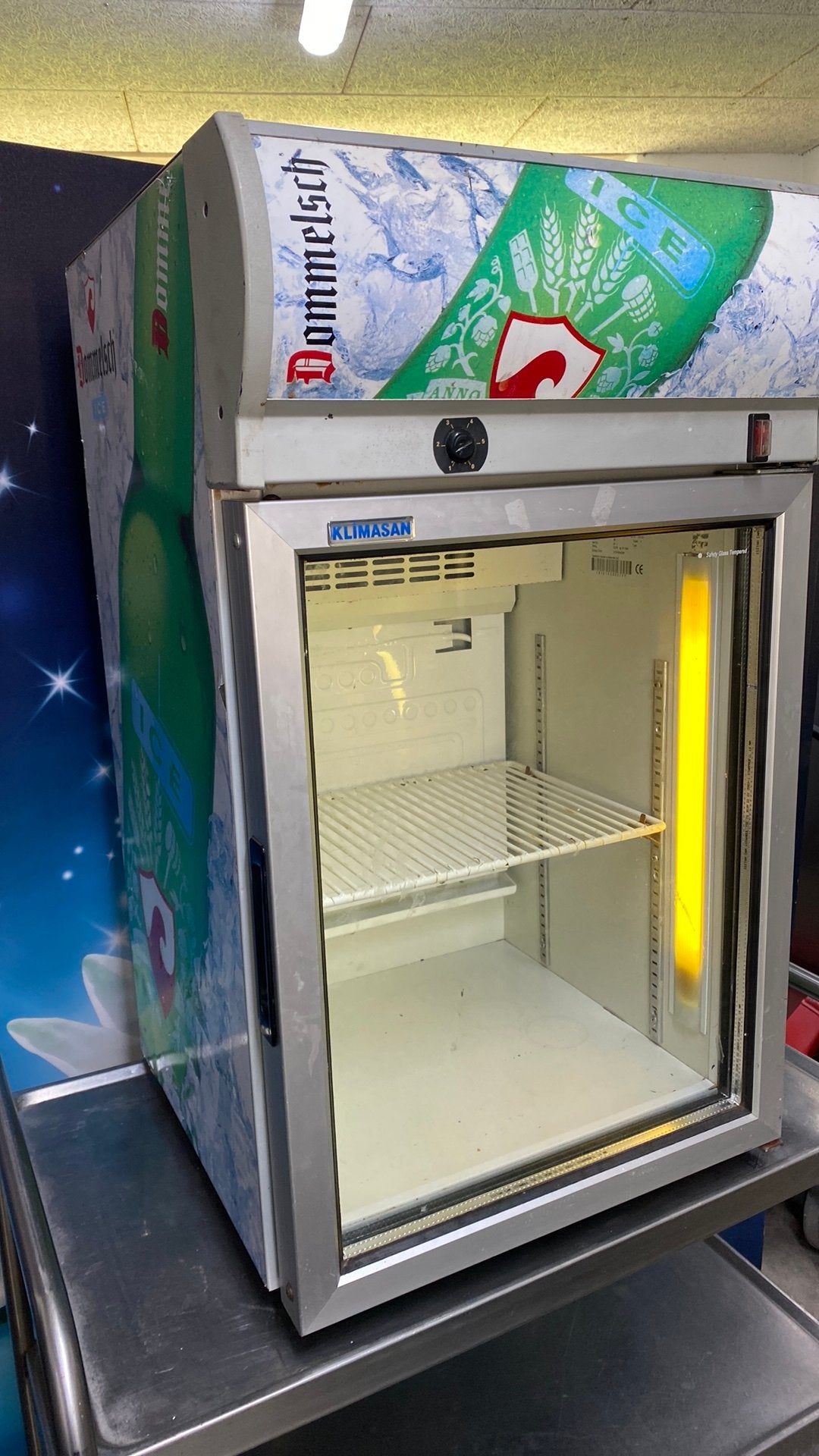 Bier koelkast glazen deur extra koud, Witgoed en Apparatuur, Koelkasten en IJskasten, Minder dan 75 liter, 45 tot 60 cm, Ophalen
