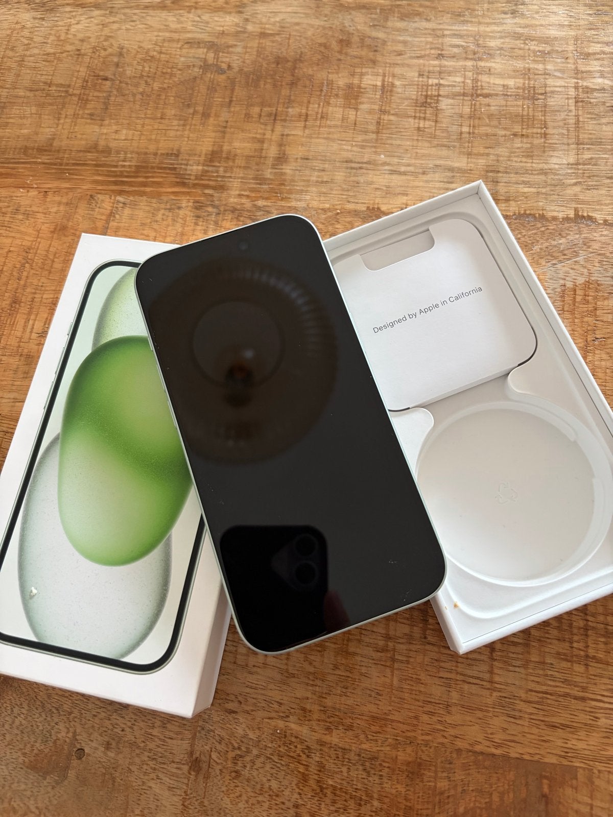 Apple iPhone 15-128 GB - Groen - Zo goed als nieuw, Telecommunicatie, Mobiele telefoons | Apple iPhone, Ophalen, 128 GB, IPhone 15