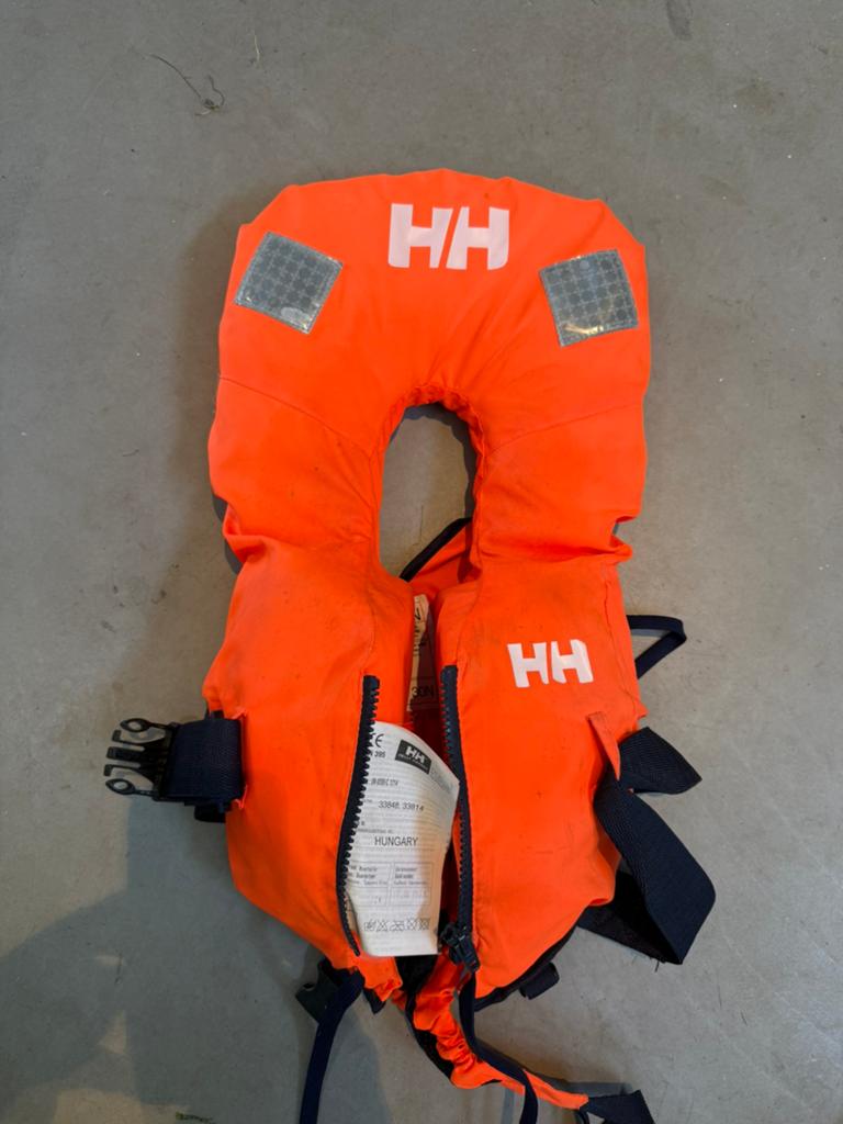 Helly Hanssen reddingsvest 5-15 kg zgan, Ophalen, Zo goed als nieuw, Kind, Reddingsvest of Zwemvest