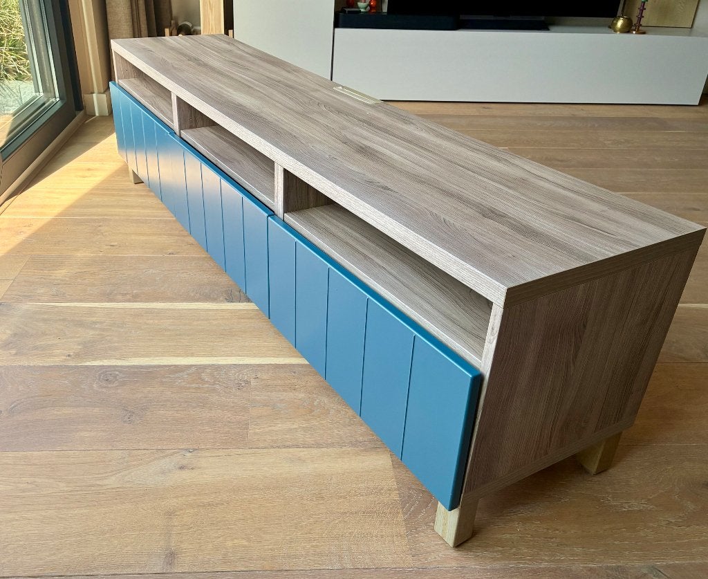 IKEA BESTÄ TV-/Mediameubel, Ophalen, Gebruikt, 150 tot 200 cm, Minder dan 100 cm