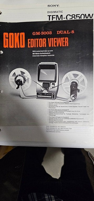 small film viewer, Ophalen