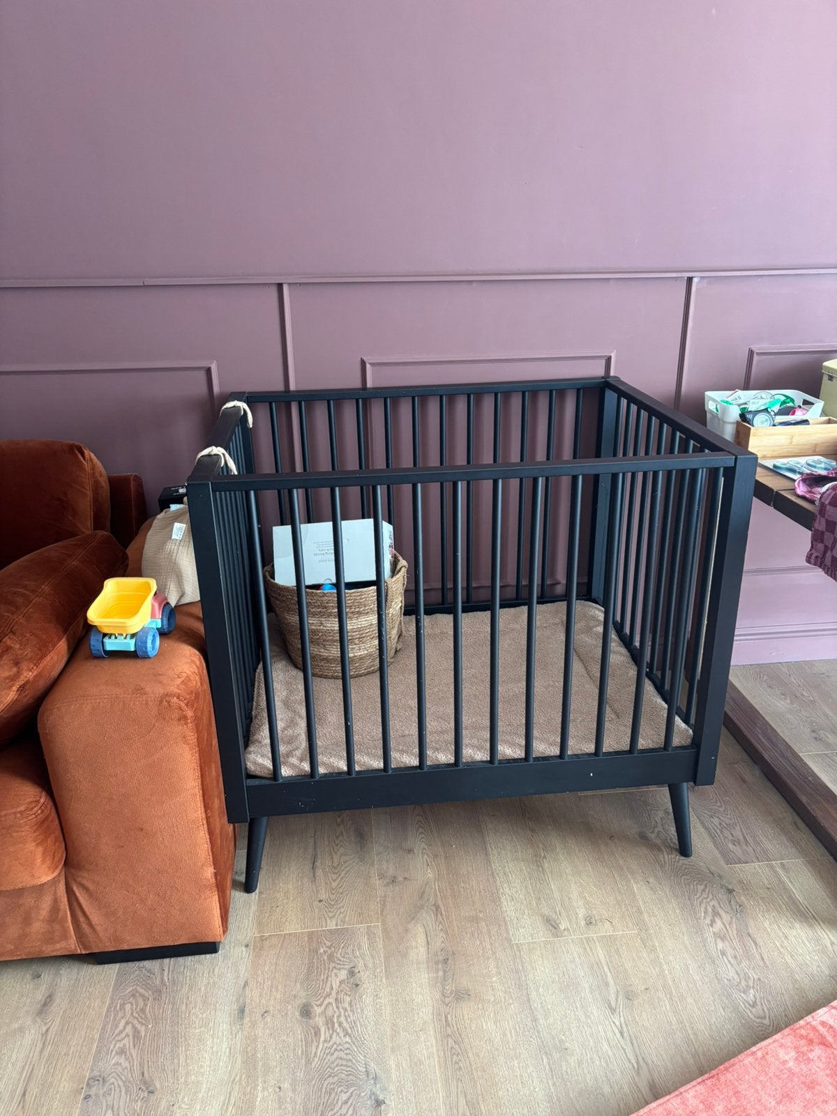 Europe Baby Evy Box  Zwart, Kinderen en Baby's, Ophalen, Gebruikt