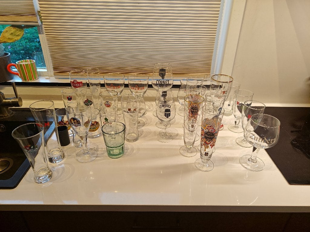 Bierglas Cornet Duvel Valeir Rodenbach Zundert Palm Swinckel, Verzamelen, Ophalen of Verzenden, Zo goed als nieuw, Bierglas
