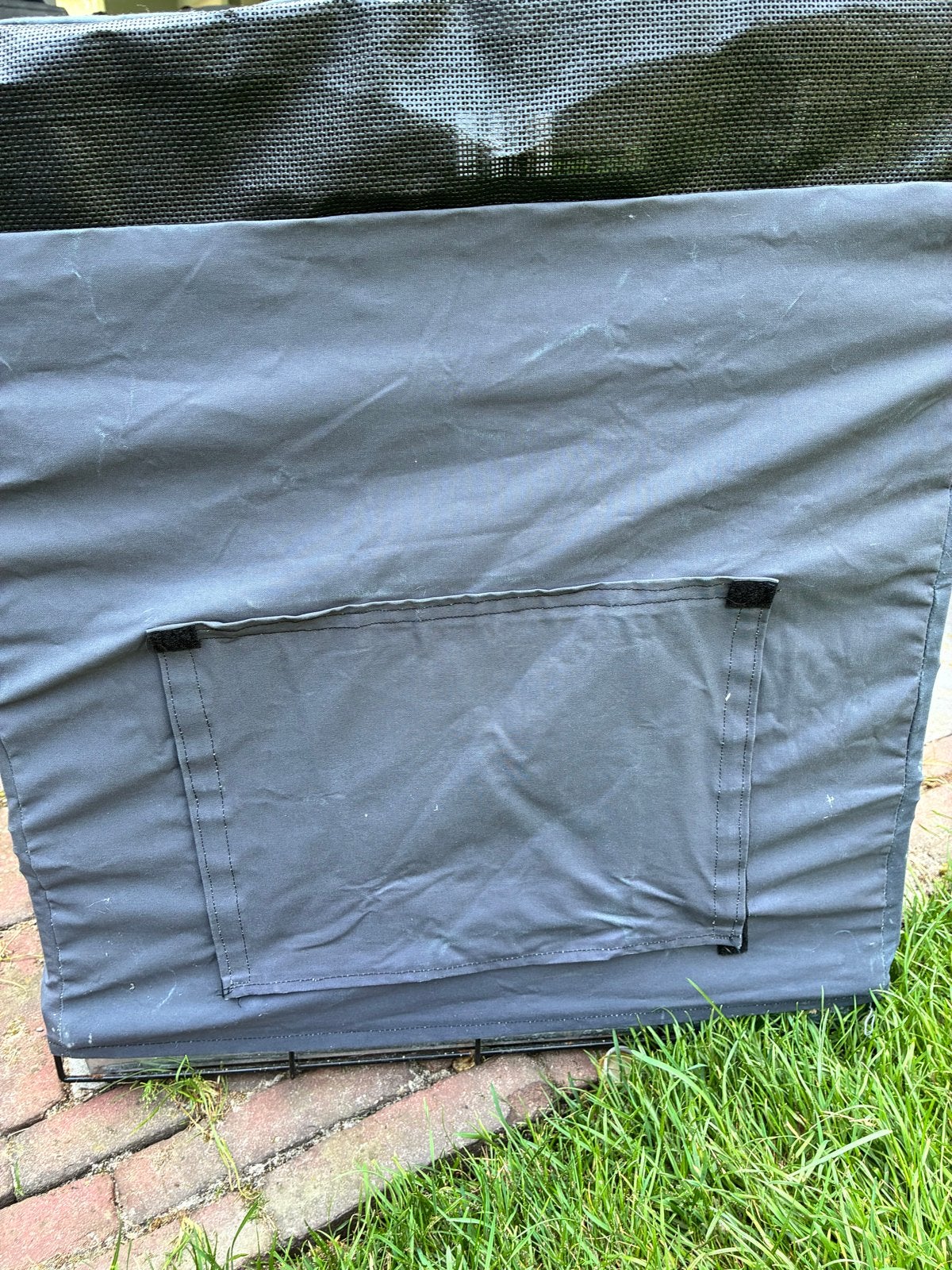 Bench 55x78x60 met stoffen hoes, Ophalen, Gebruikt