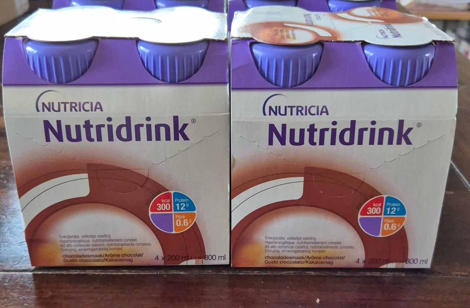 24 flesjes Nutricia Nutridrink. Chocolade., Ophalen of Verzenden