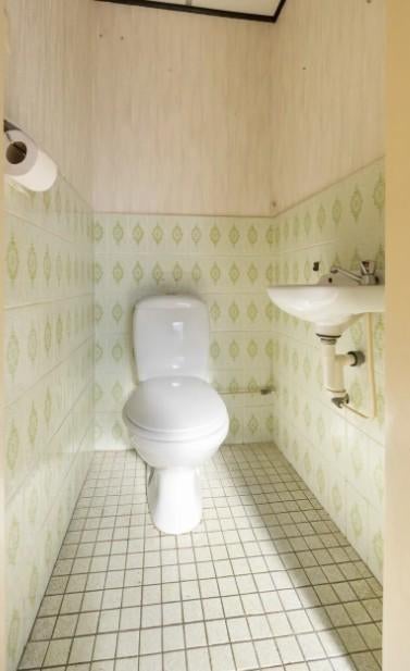 staand toilet met bril + wastafel, Ophalen, Gebruikt, Toilet
