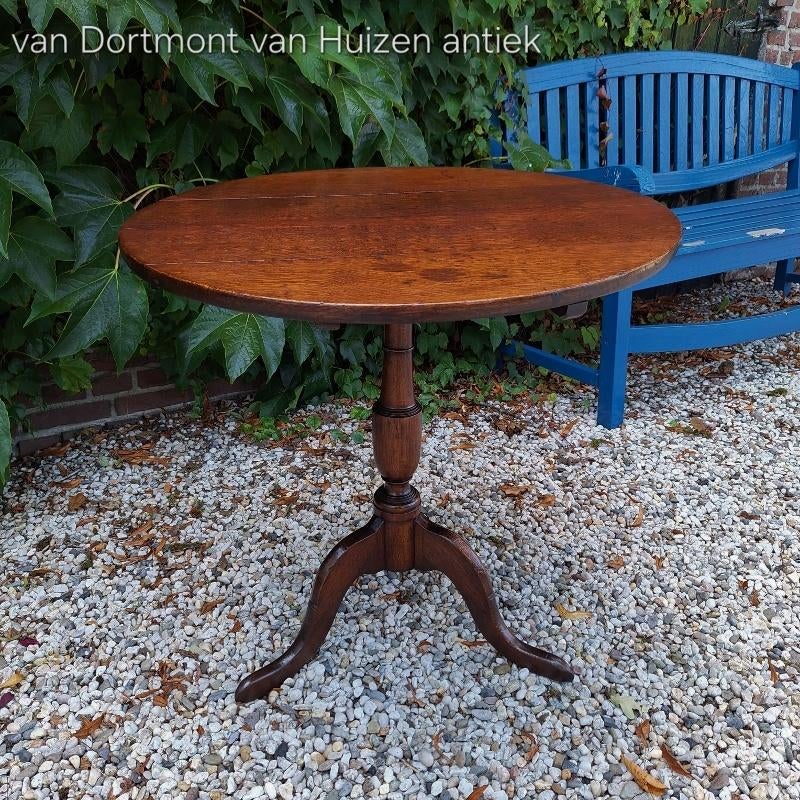 Engelse tilt top tafel, ca1800., Ophalen of Verzenden