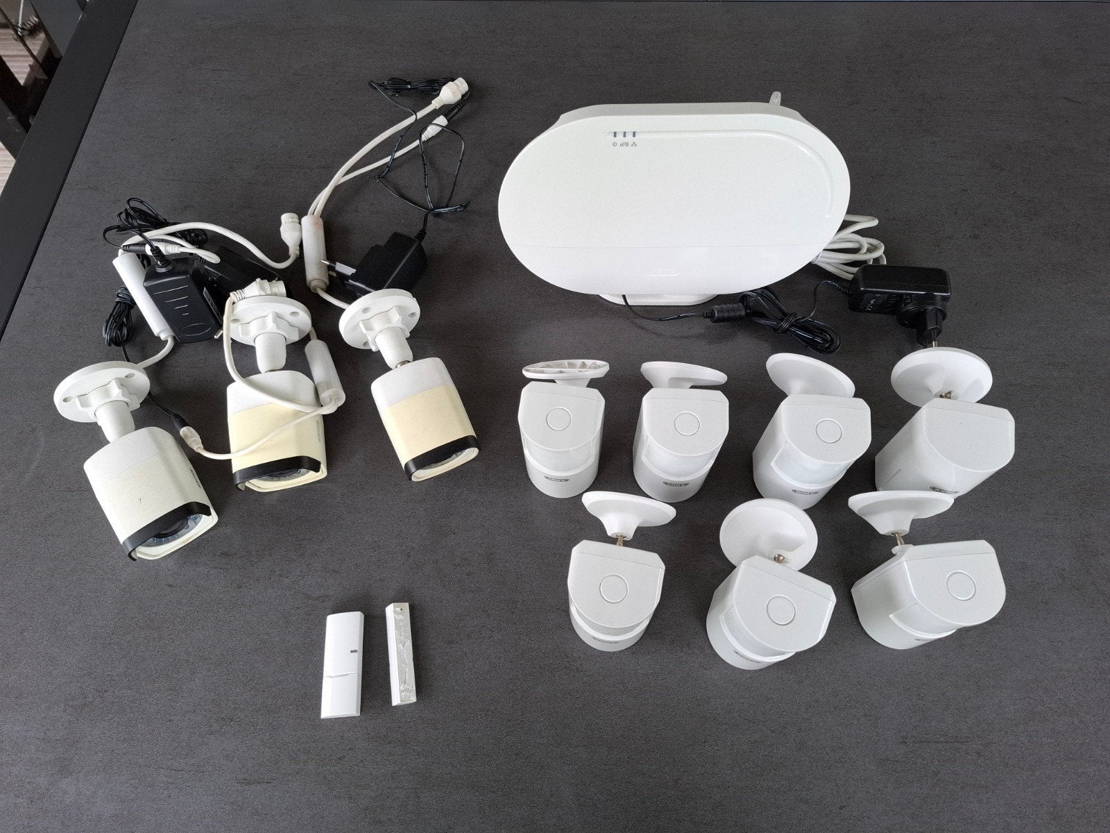Abus Smartvest alarmsysteem en 3 WLAN camera's, Ophalen of Verzenden, Gebruikt