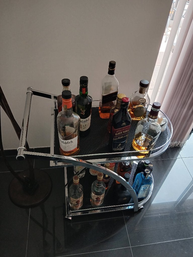 Theekar of drankenkar, Ophalen