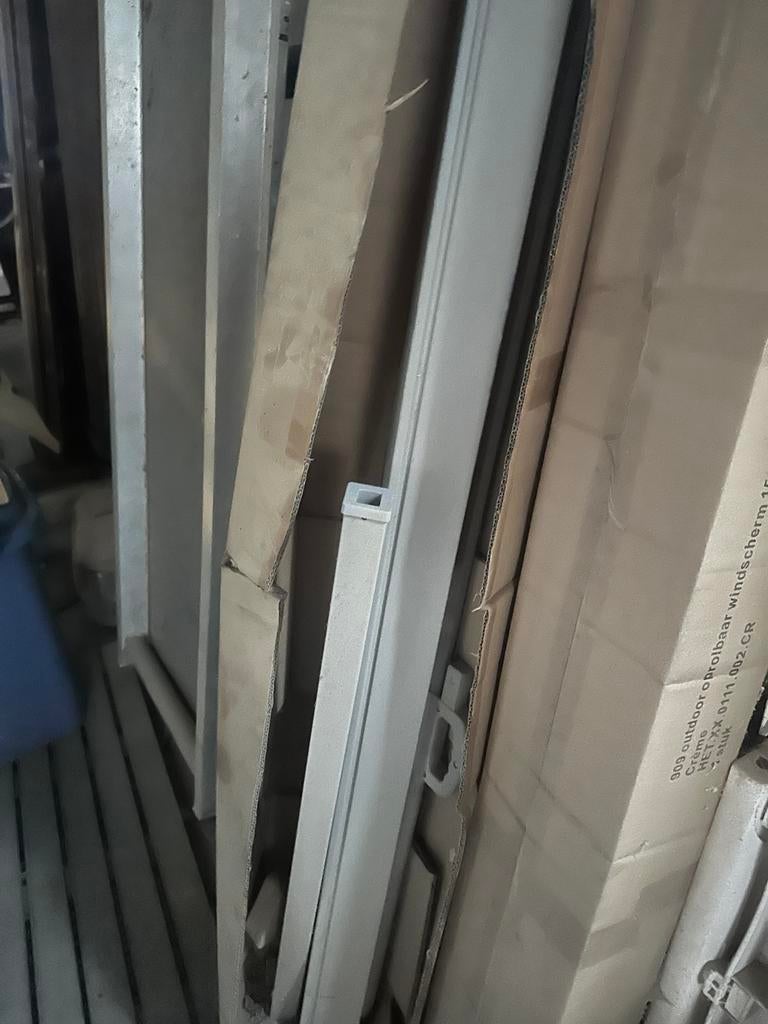 Outdoor windscherm, 1 tot 2 meter, Aluminium, Ophalen of Verzenden, Zo goed als nieuw