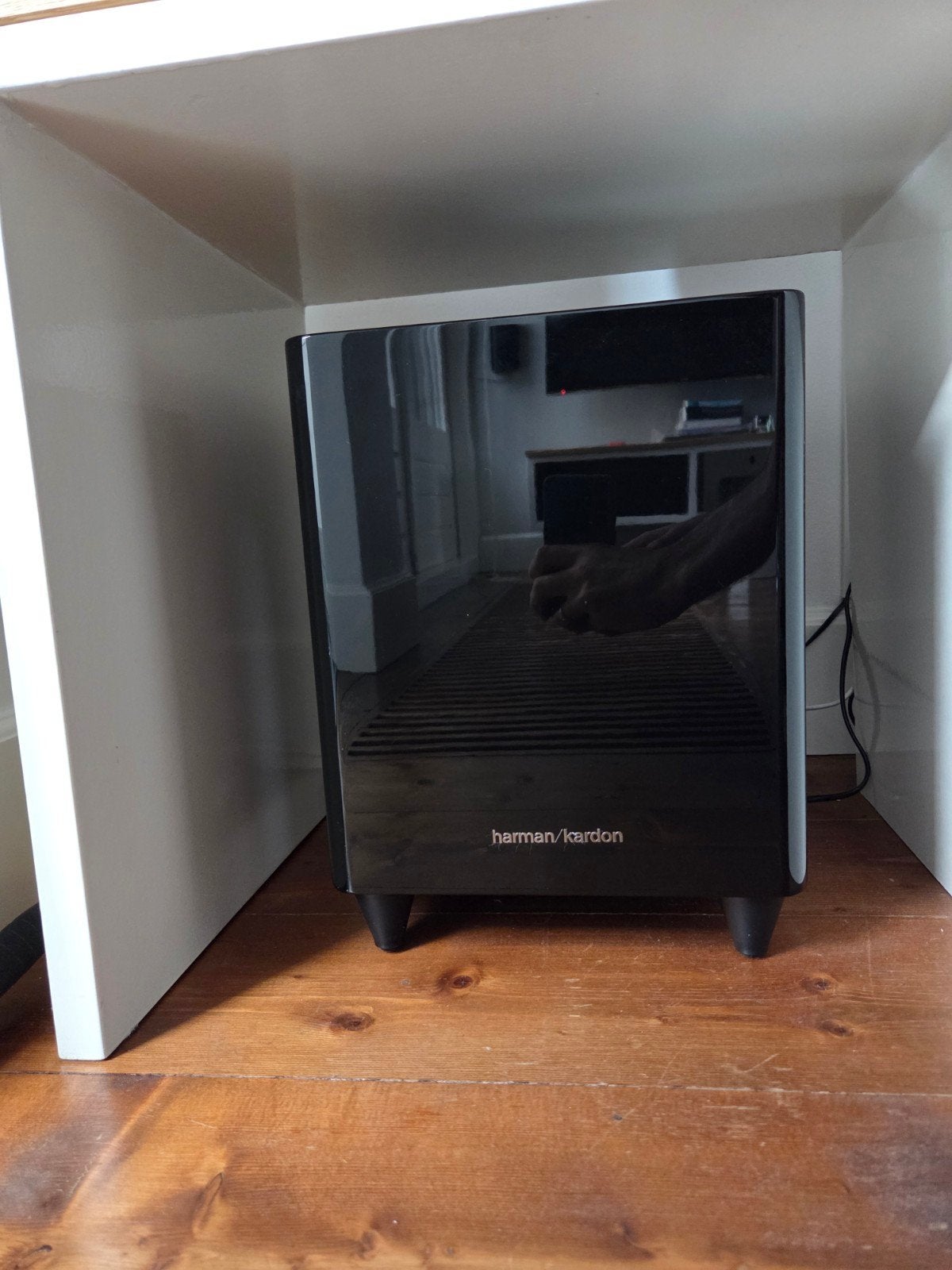 Harman Kardon HKTS200SUB Subwoofer - Krachtige Bas, Subwoofer, Zo goed als nieuw, Geschikt voor surround/home cinema, Harman Kardon