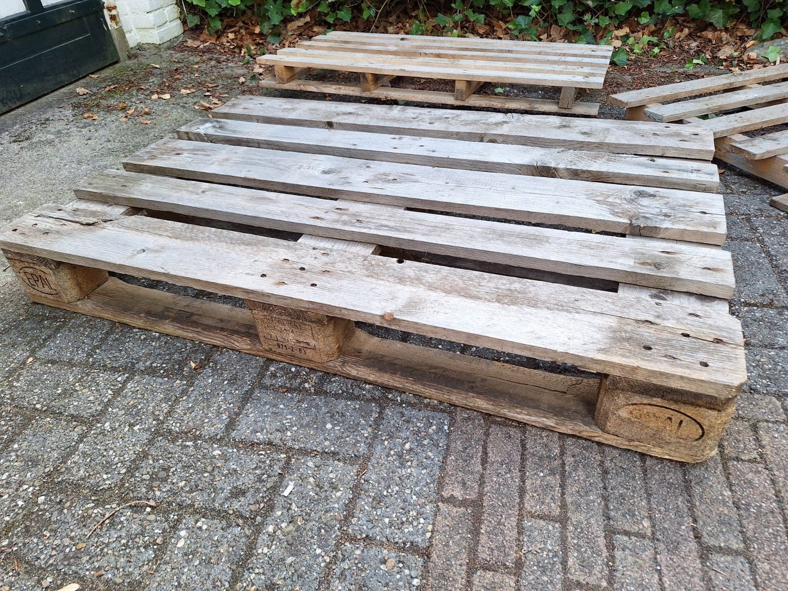 Pallet - 1 stuk 120x80x15, Ophalen, Gebruikt, Hout, 100 mm of meer