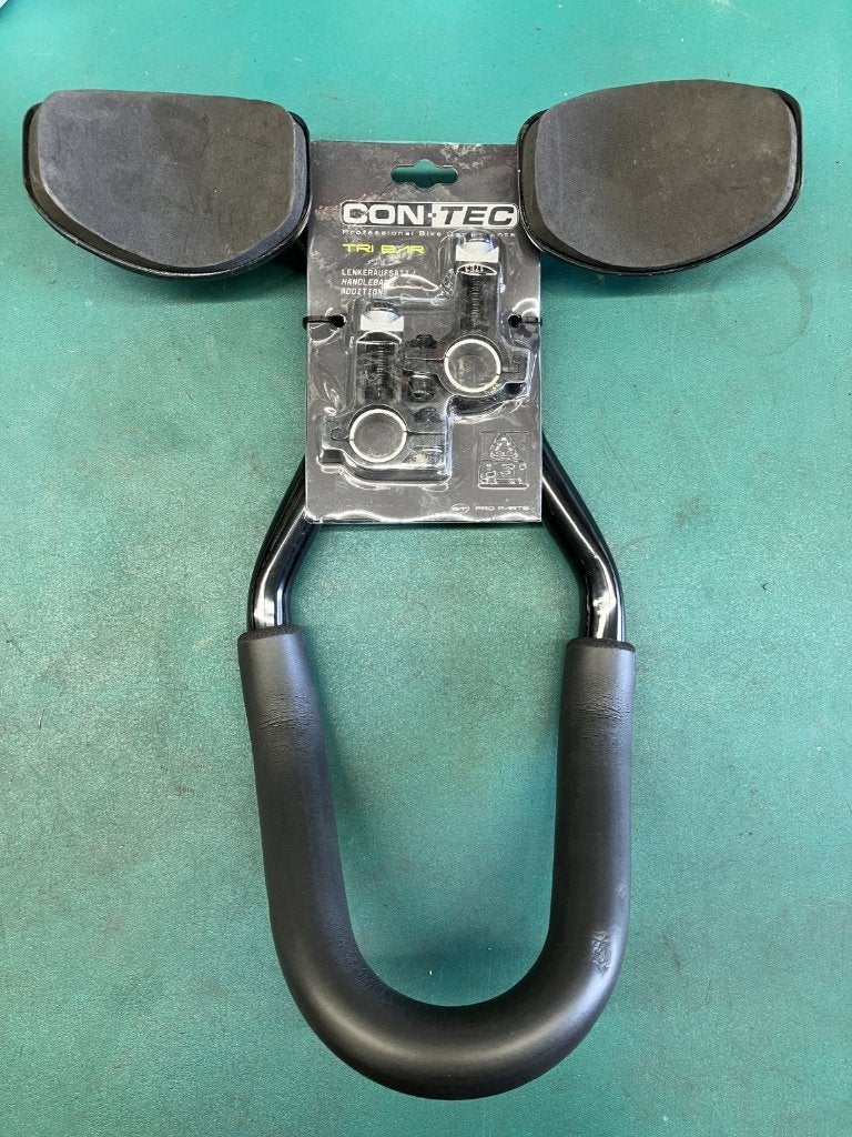 Opzetstuur CONTEC Triatlon/TT ligstuur / tri bar stuur, Con-tec, Racefiets, Stuur, Nieuw