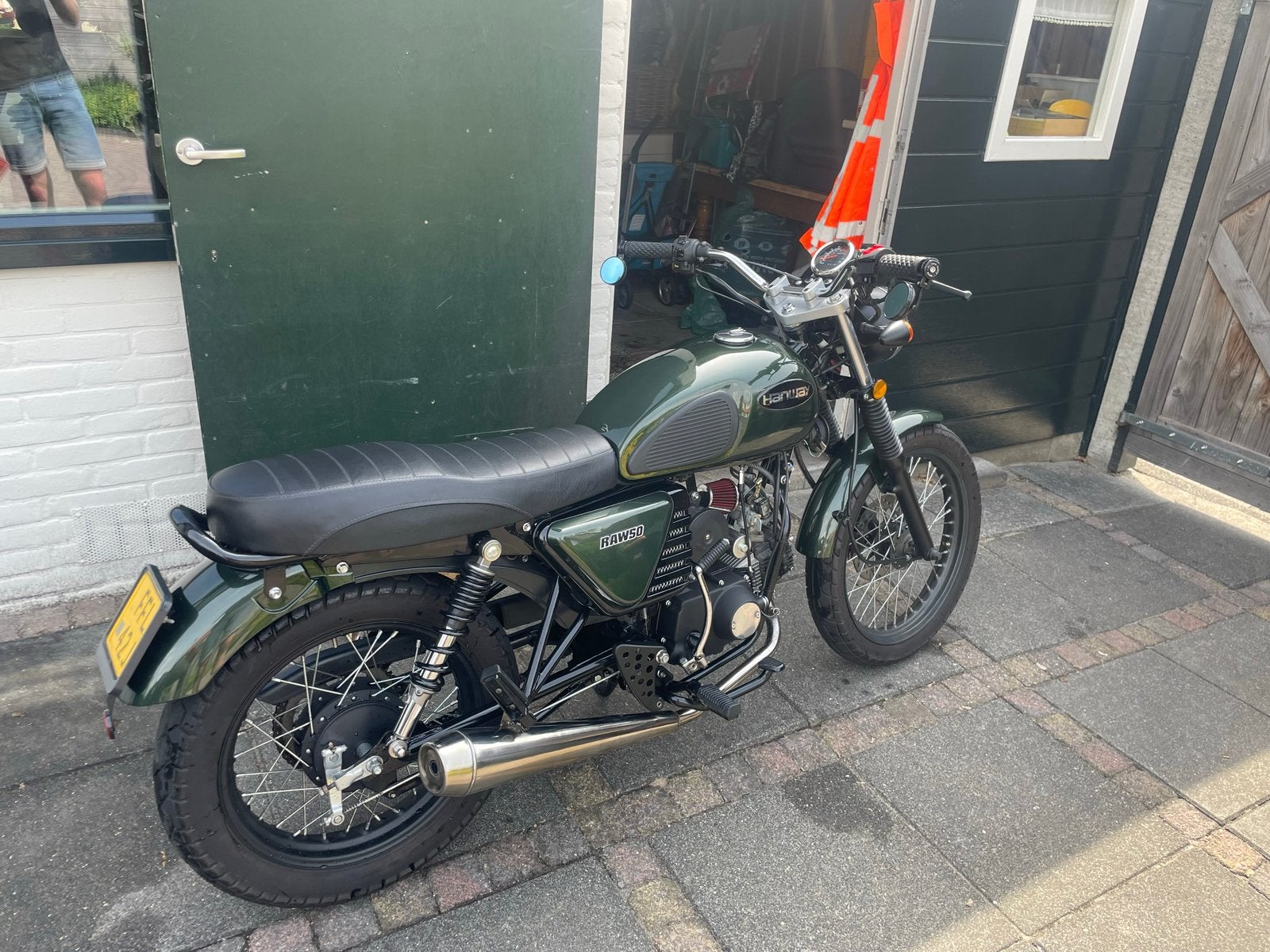 Hanway raw 50 125, Fietsen en Brommers, Ophalen, Zo goed als nieuw, Benzine