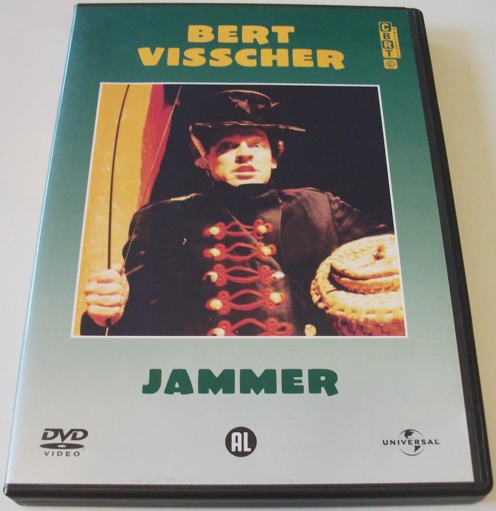Dvd *** BERT VISSCHER *** Jammer, Cd's en Dvd's, Alle leeftijden, Ophalen of Verzenden, Zo goed als nieuw, Stand-up of Theatershow