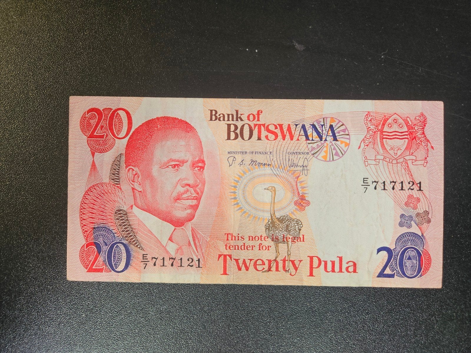 Botswana pick 10b 1982, Ophalen of Verzenden, Overige landen, Los biljet