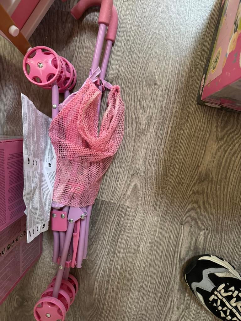 Baby born buggy, Kinderen en Baby's, Speelgoed | Poppen, Ophalen, Zo goed als nieuw, Babypop