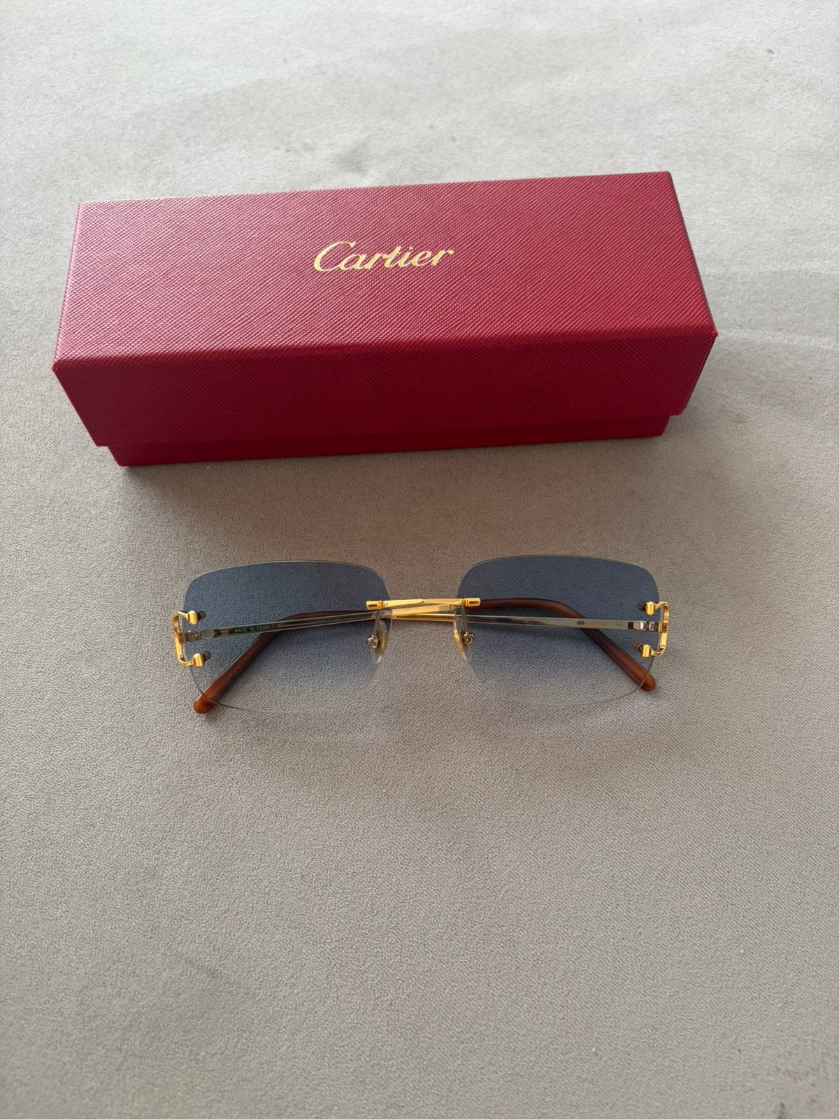 Cartier bril gekocht bij Akkerman met bon, Overige merken, Blauw, Ophalen of Verzenden, Zo goed als nieuw