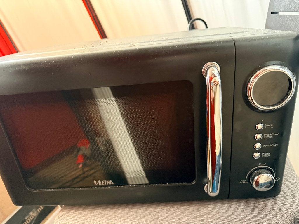 ETNA SMV620ZWA - Retro Microwave, Ophalen, Draaiplateau, Oven, Magnetron