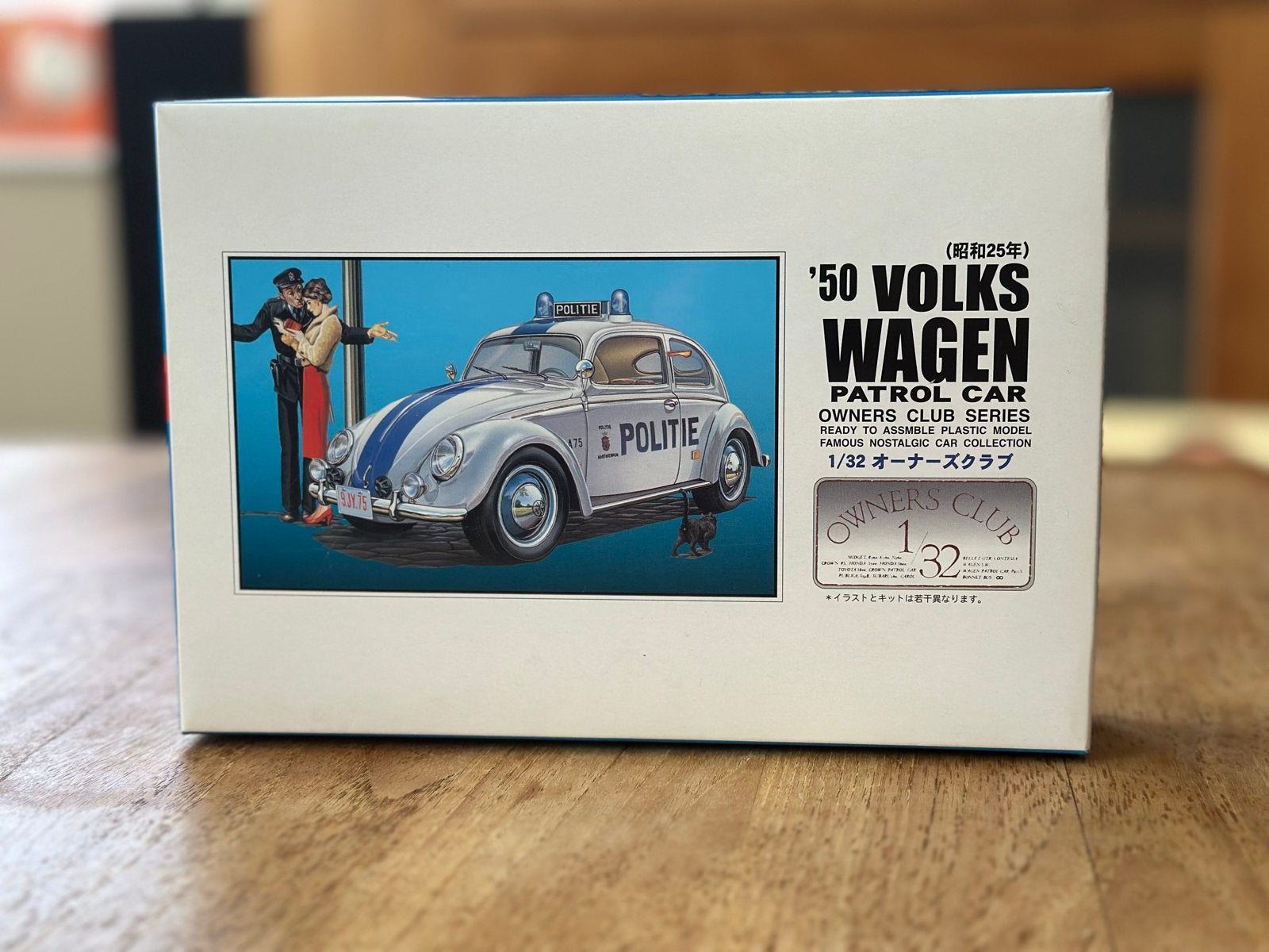 Tamiya '50 Volkswagen Patrol Car Modelbouwkit 1:32, Auto, 1:32 tot 1:50, Nieuw, Ophalen of Verzenden