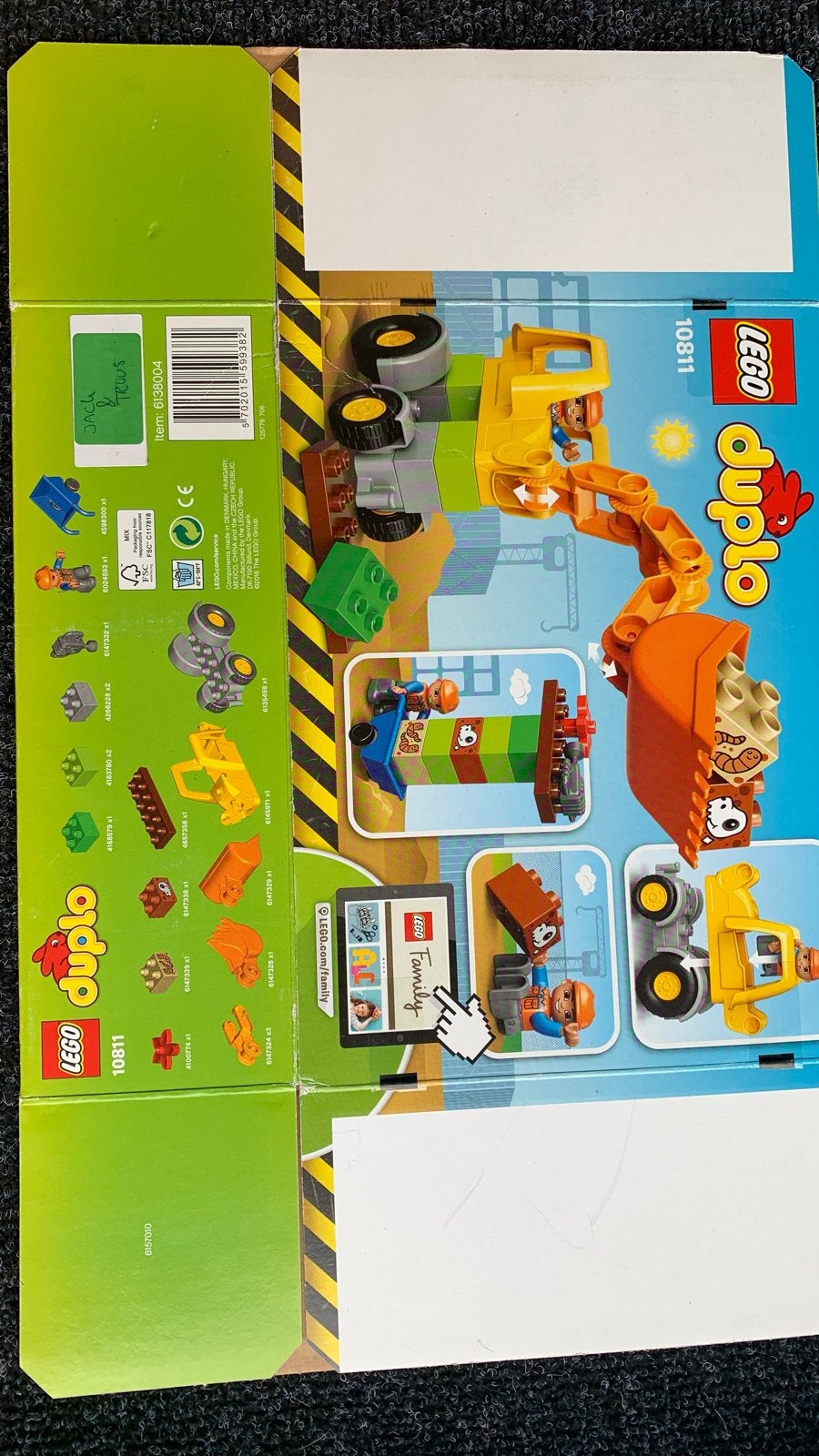 Lego Duplo 10811 Graafmachine en Vrachtwagen, Kinderen en Baby's, Speelgoed | Duplo en Lego, Overige thema's, Ophalen of Verzenden