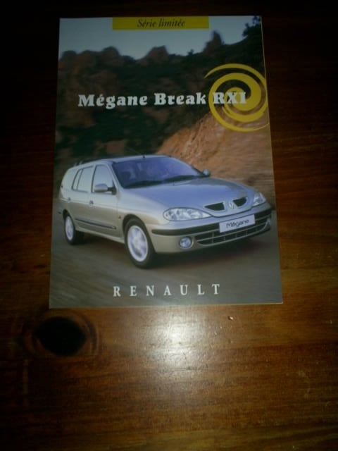 Renault Megane Break RX [ 2000 ] Serie Limitee, Ophalen of Verzenden, Zo goed als nieuw, Renault