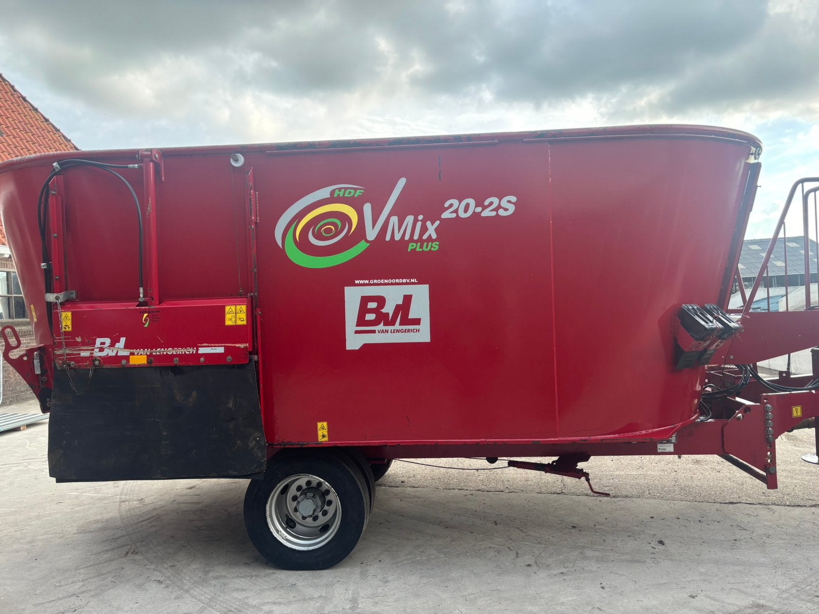 Bvl V-Mix Plus 20-2S voermengwagen, Ophalen, Veehouderij, Voertechniek