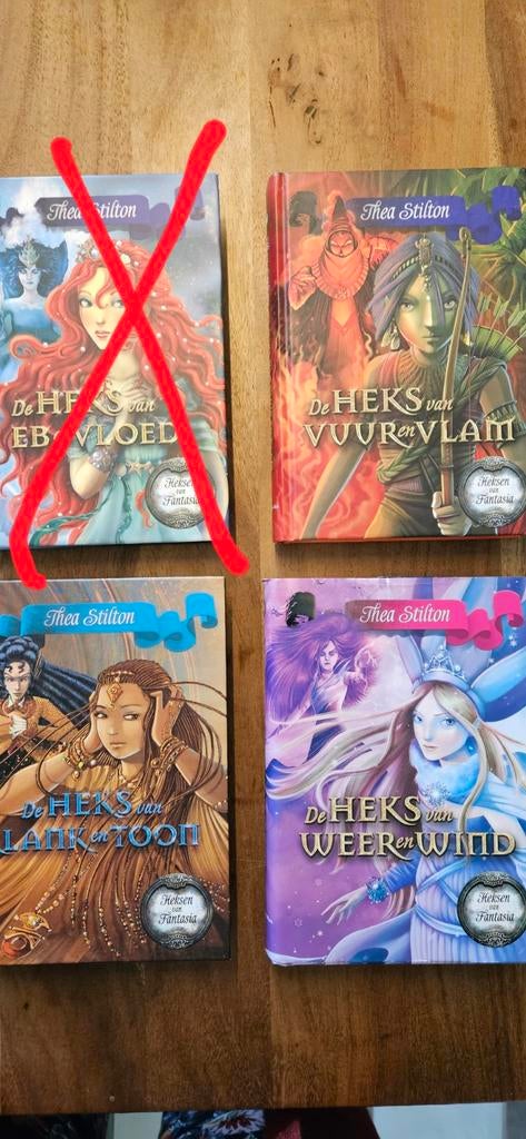 Thea silton  de Heksen van fantasia 4x, Ophalen of Verzenden, Zo goed als nieuw