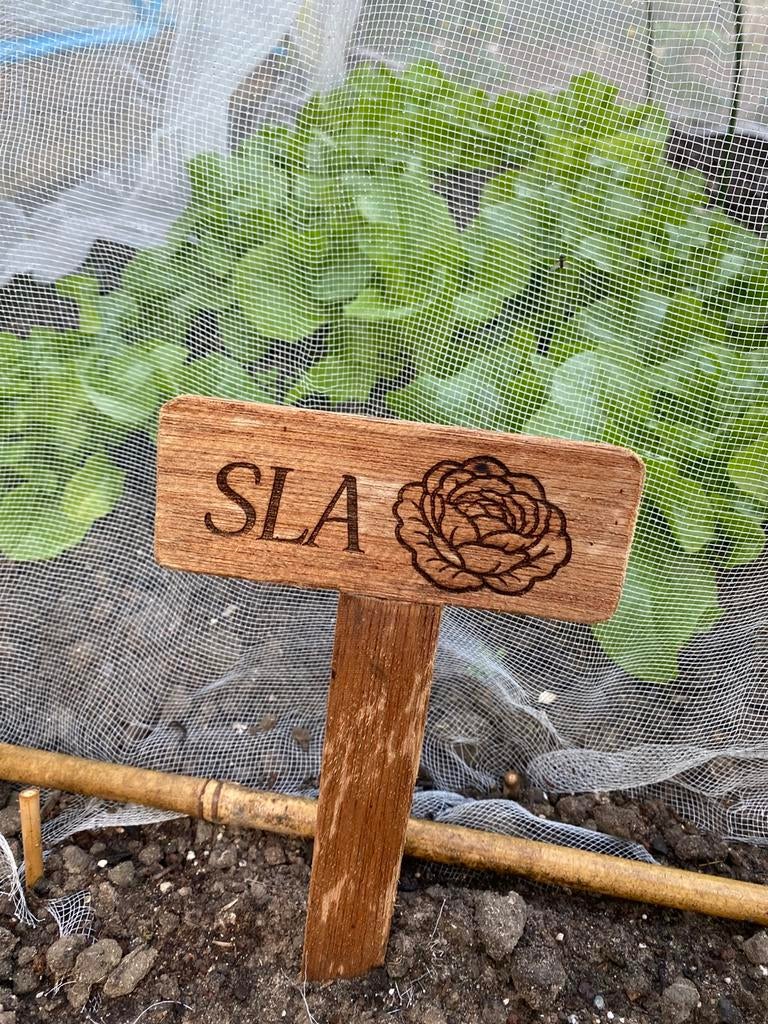 Custom moestuinbordjes, Ophalen of Verzenden, Zo goed als nieuw