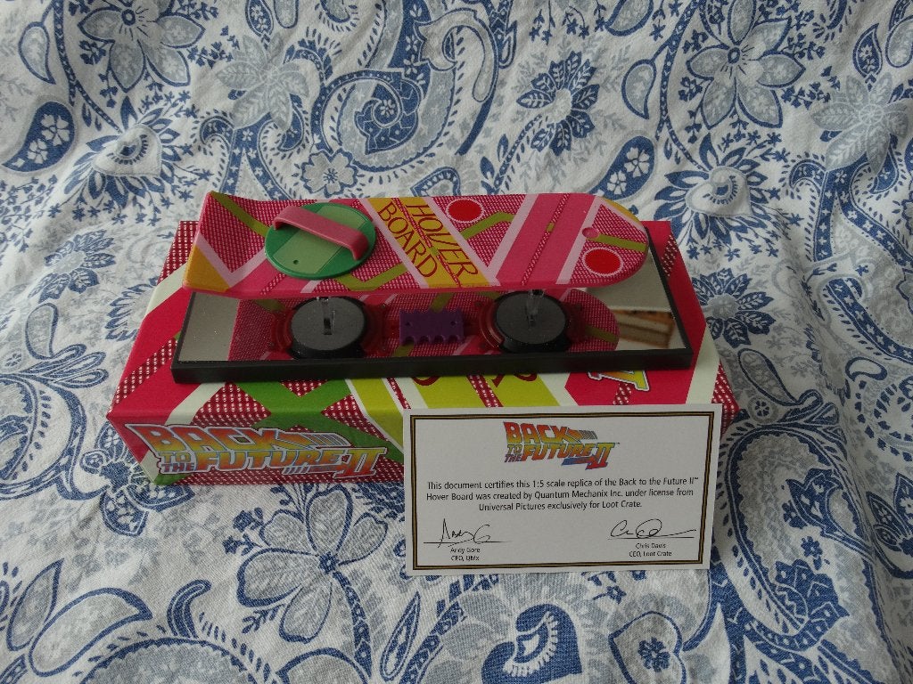 Back to the Future II Hoverboard Replica 1:5  | Loot Crate, Ophalen of Verzenden, Zo goed als nieuw, Film, Beeldje, Replica of Model