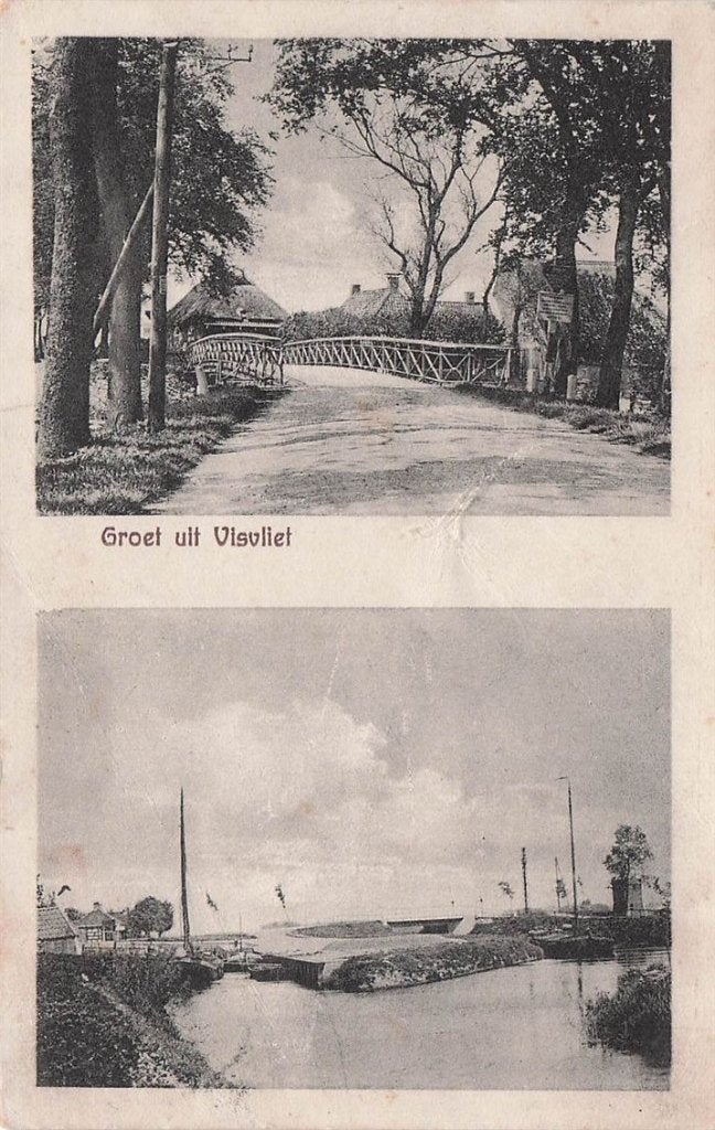 702-431-033 Groet Uit Visvliet, Verzamelen, Verzenden, Voor 1920, Groningen