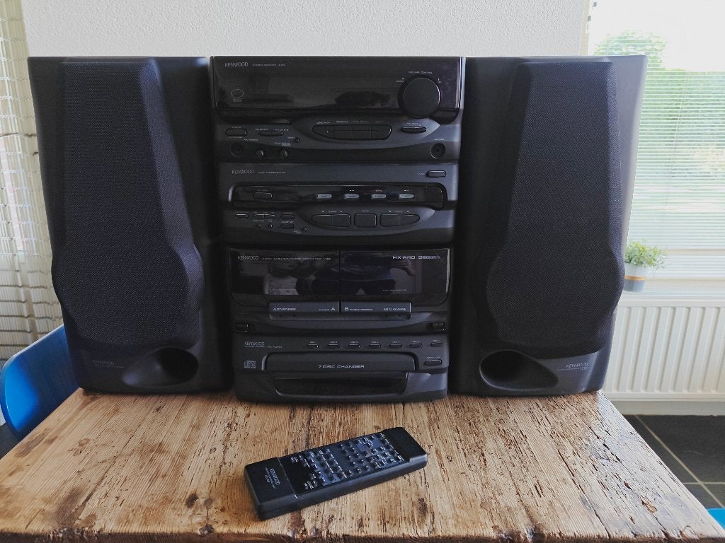 Kenwood UD-552 stereoset - 7 CD wisselaar defect, Overige merken, Gebruikt, Cassettedeck, Losse componenten