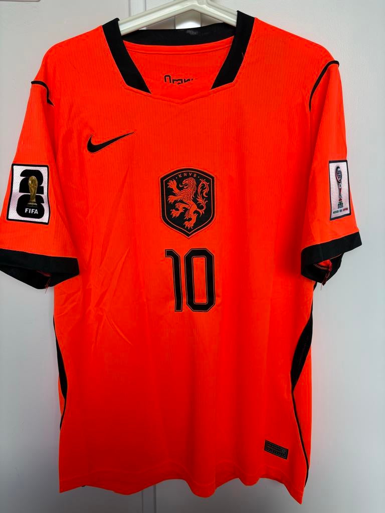 Oranje Memphis Depay Thuisshirt WK 2026 large psv barca ajax, Kleding | Heren, Sportkleding, Maat 52/54 (L), Nieuw, Oranje, Ophalen of Verzenden