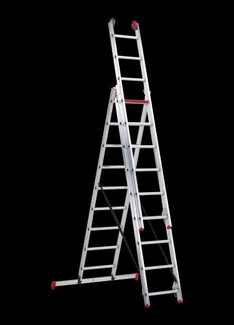 Altrex Allround Reformladder 3x9, Ophalen, Gebruikt, Ladder, Opvouwbaar of Inschuifbaar